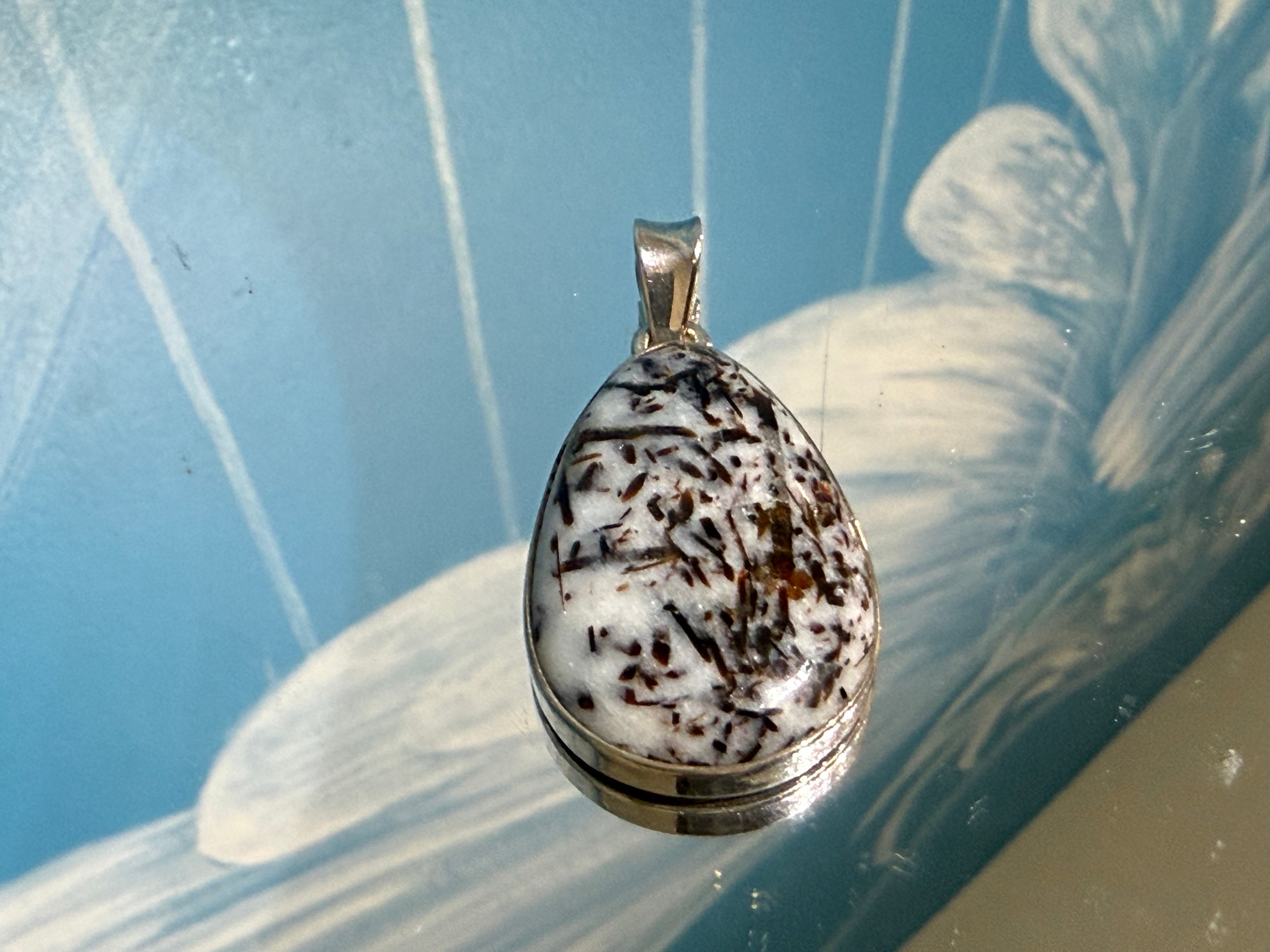 Astrophyllite Pendant — Starburst of Transformation ✨, 35mmc22mm Crystal Wellness