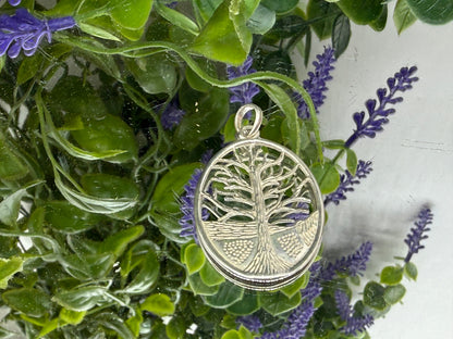 🌳 Tree of Life Pendant — Roots, Growth & Abundance, 31mmx24mm Crystal Wellness