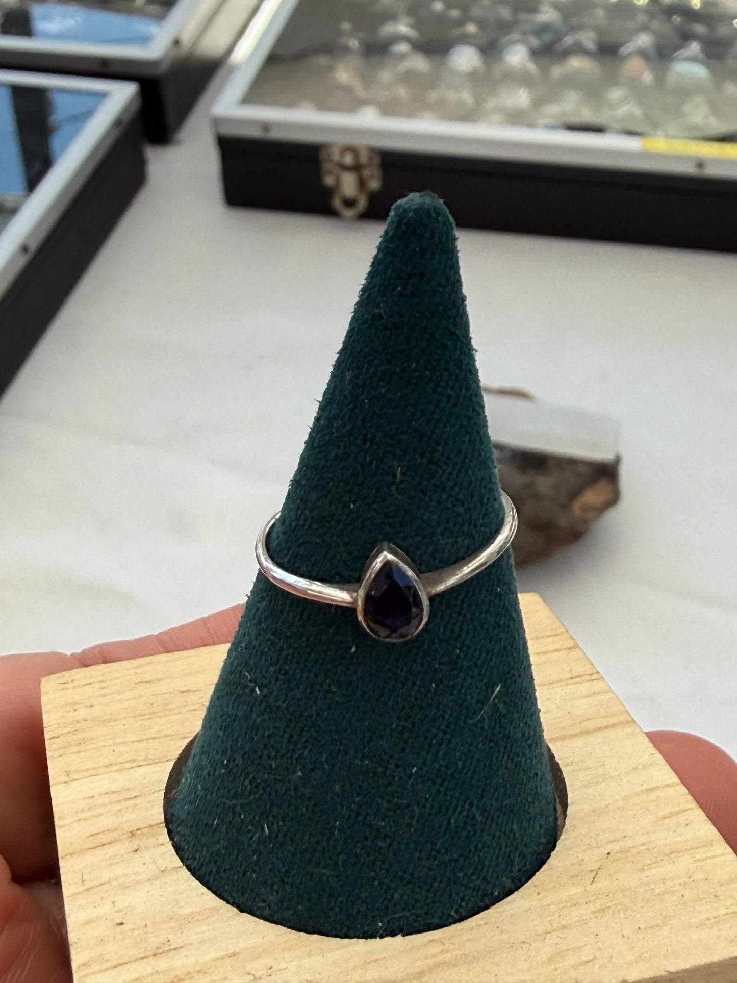 💜 Iolite Ring — The Stone of Inner Vision, size 7 Crystal Wellness