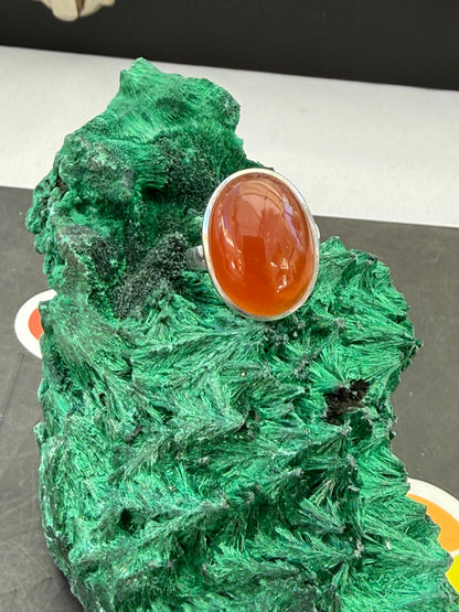 Carnelian Ring, size 5.5 – Flame of Courage & Vitality Crystal Wellness