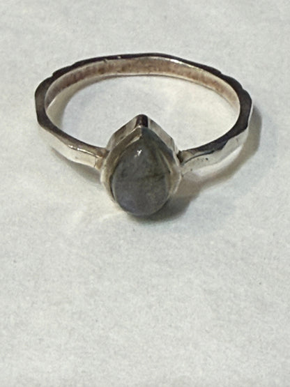 Labradorite Ring – Magic of Protection & Awakening, size 6 Crystal Wellness