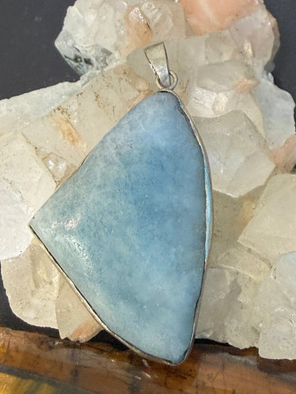 Aquamarine Pendant, 49mmx30mm Crystal Wellness