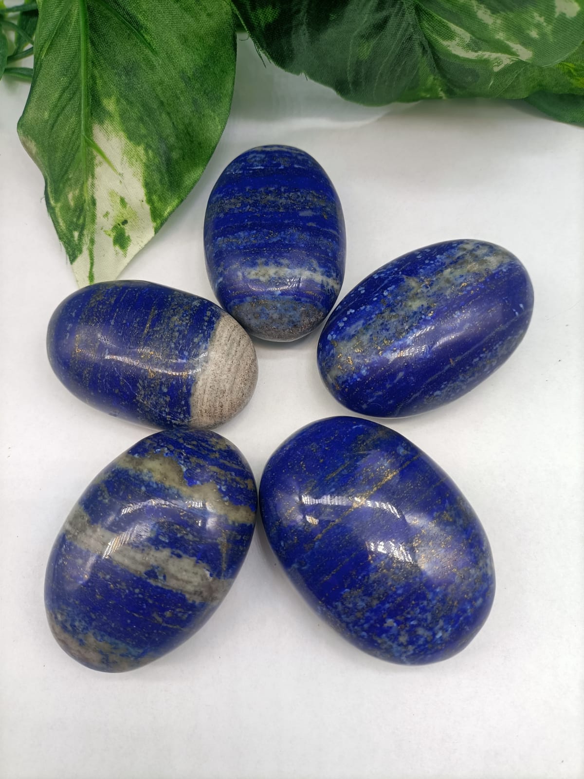 Lapis Lazuli Palm Stone Crystal Wellness