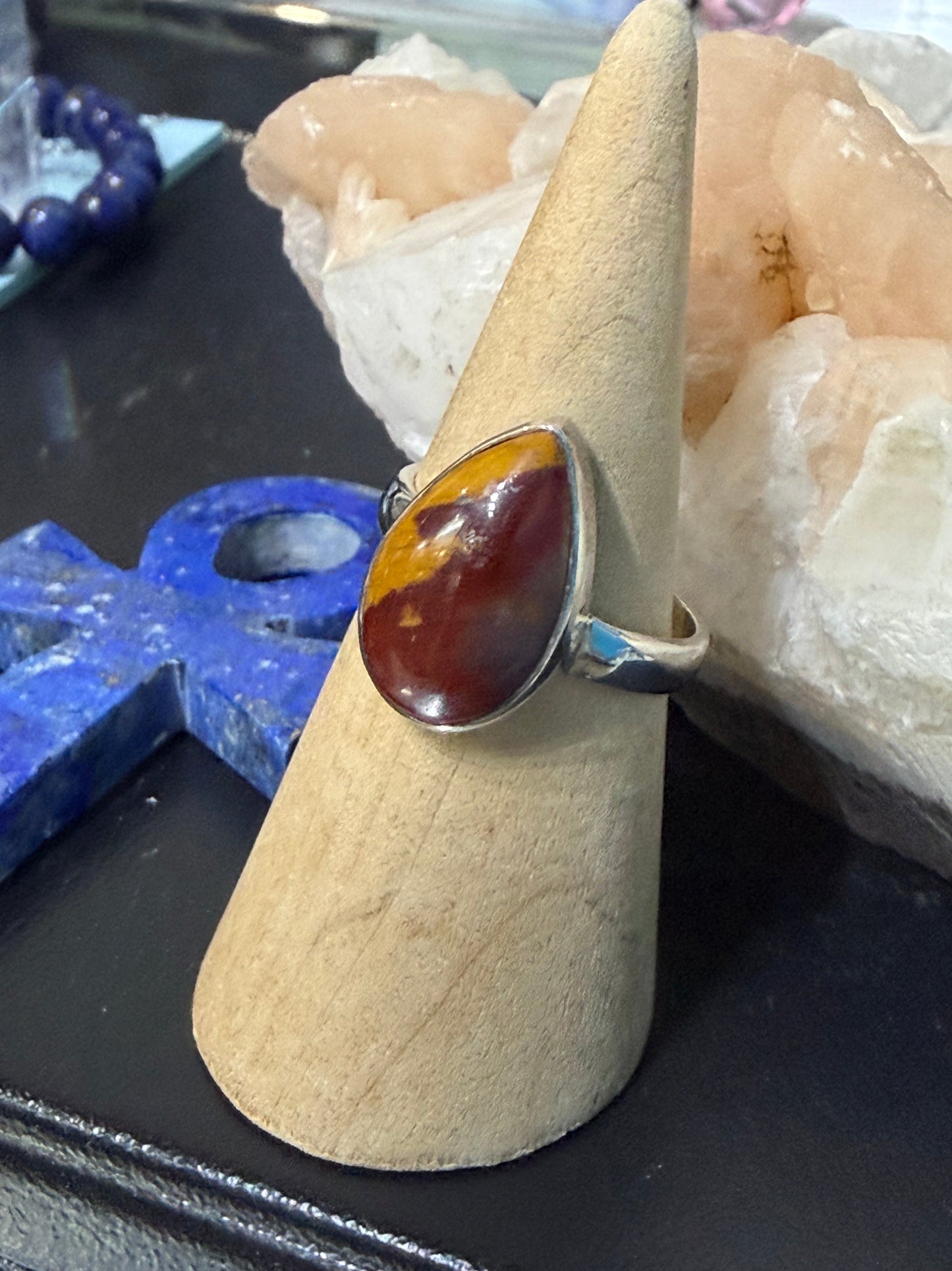 Mookaite Ring, size 9 – Strength, Vitality & New Beginnings Crystal Wellness