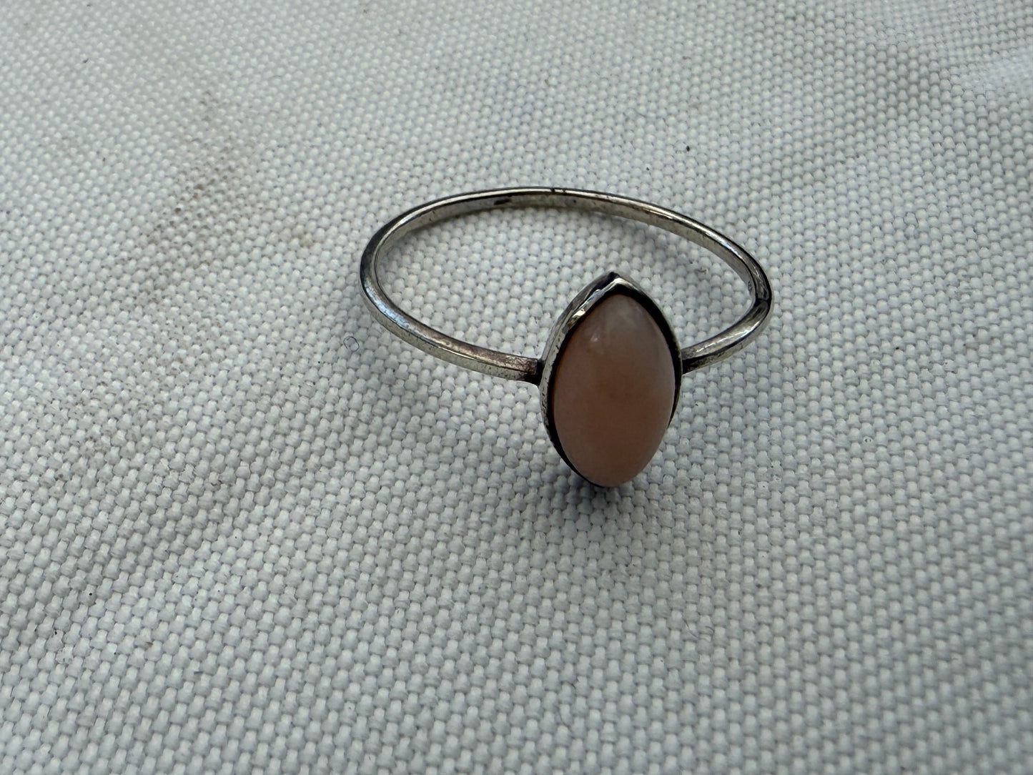 🌸 Pink Opal Ring — Stone of Gentle Love & Emotional Healing, size 7 Crystal Wellness