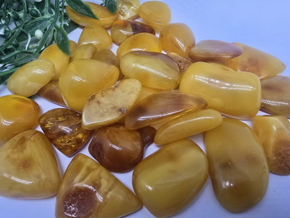 Butterscotch Amber Cabochon AAA Grade Crystal Wellness