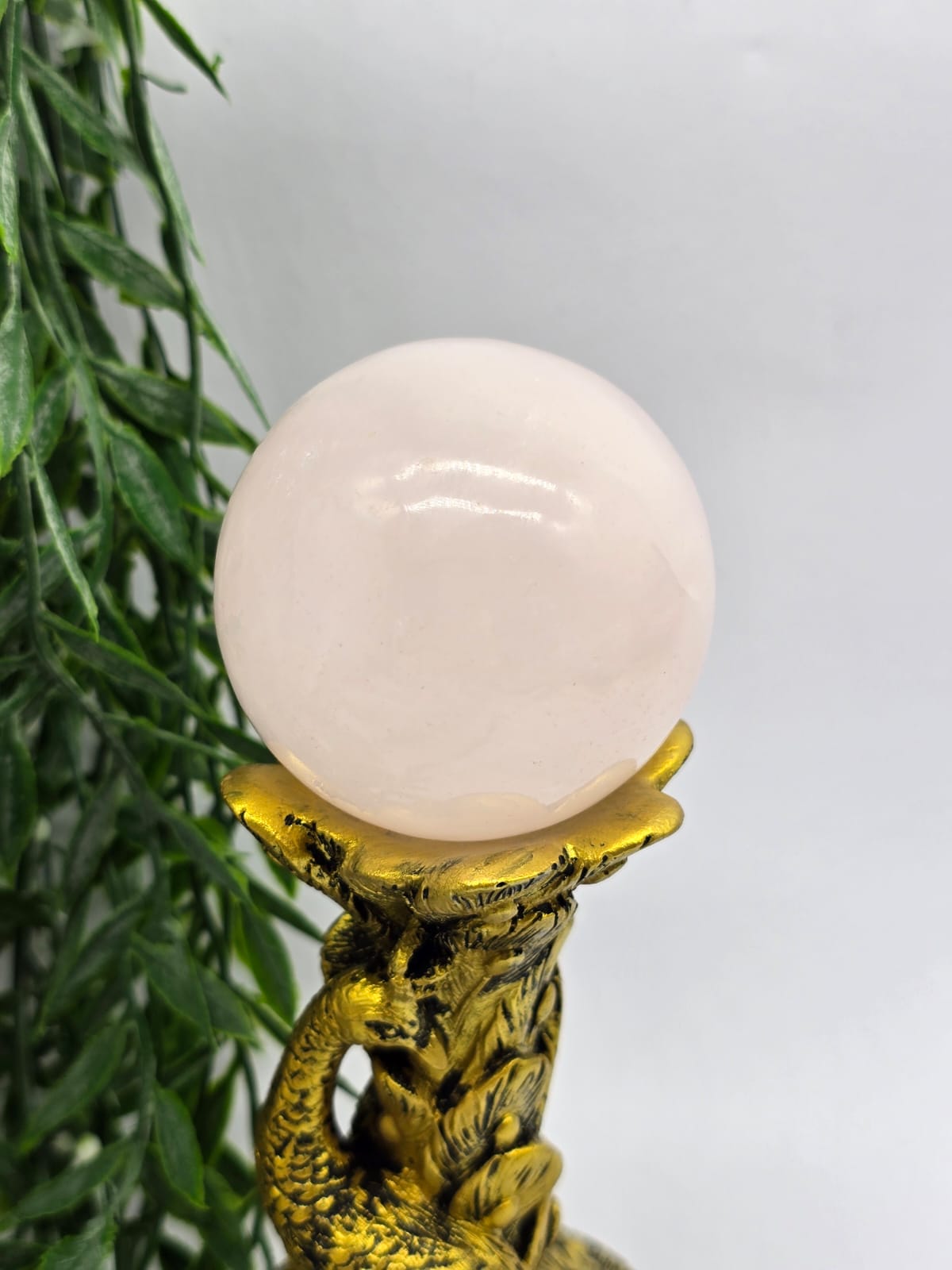 Mangano Calcite Sphere Crystal Wellness