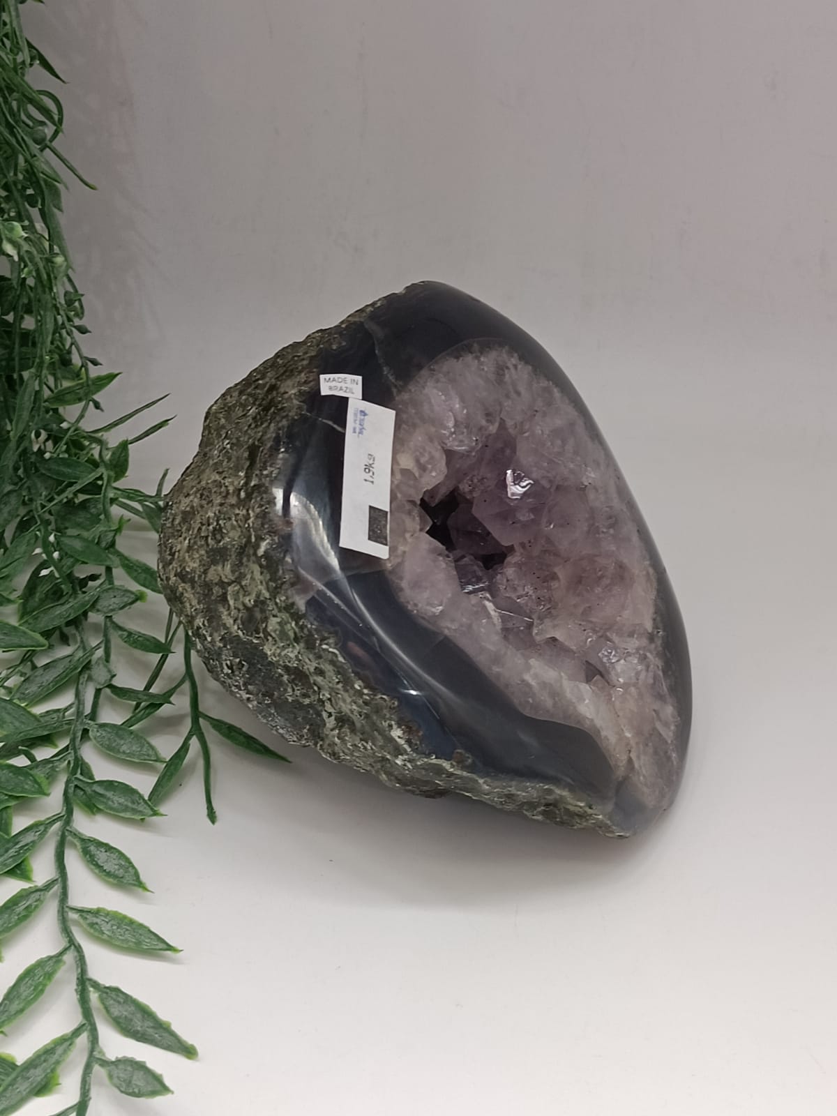 Amethyst Geode Natural Shape 1.9kg 14x12x10cm Crystal Wellness