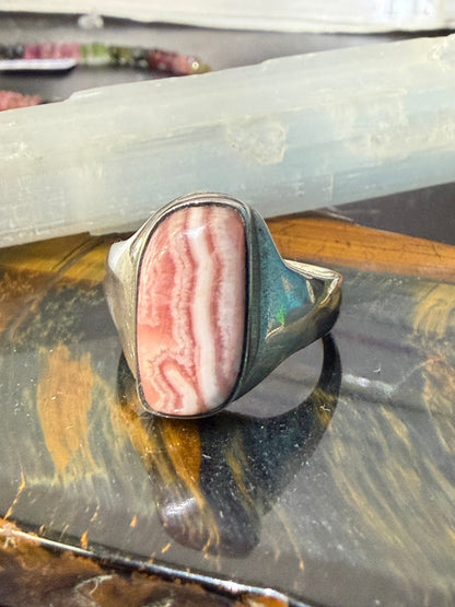 Rhodochrosite Silver Ring — Stone of Compassion & Self-Love

A gentle heart-opening crystal for love, emotional healing and inner joy. Size 8.5 Crystal Wellness