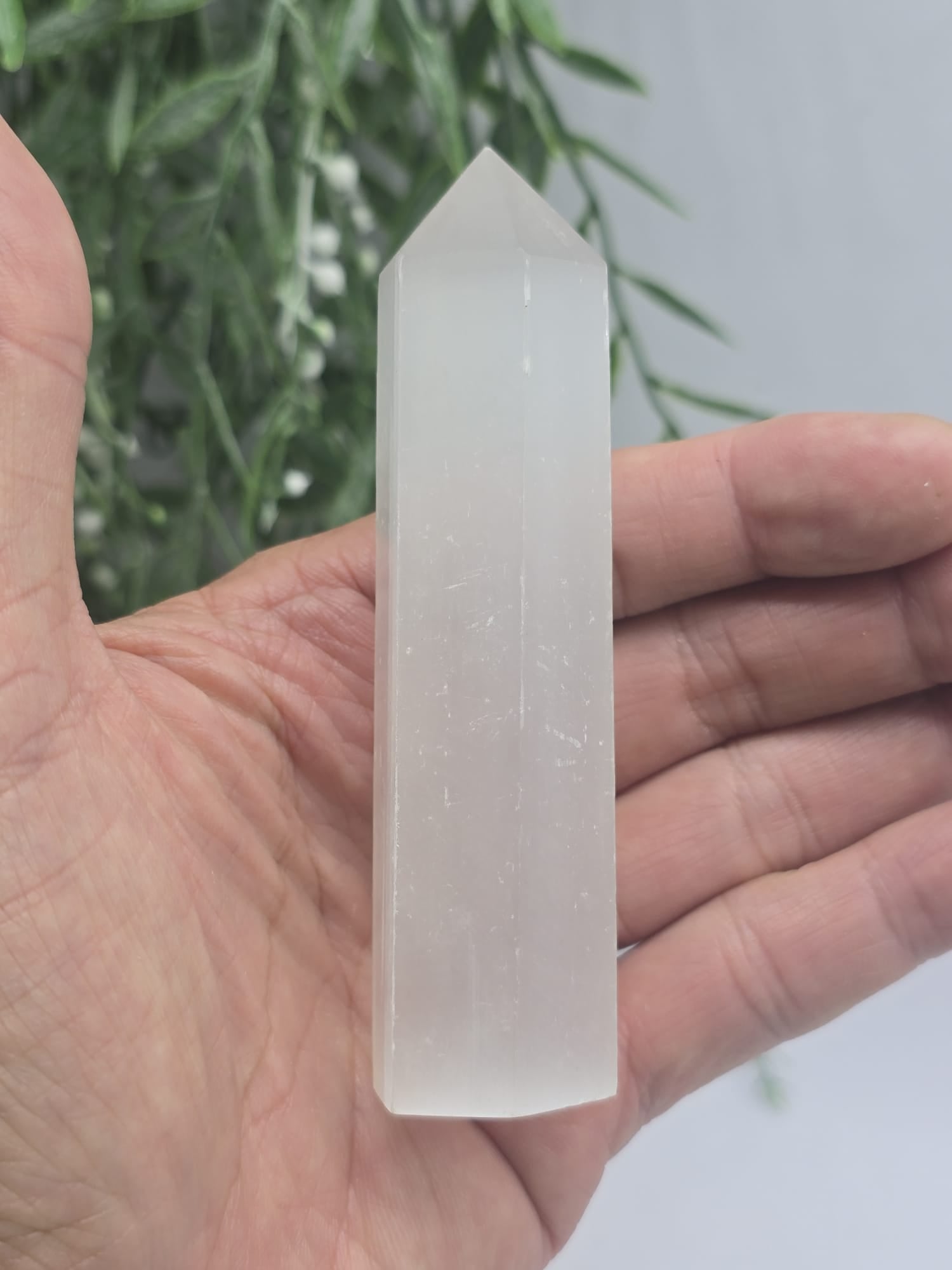 Selenite Point Crystal Wellness