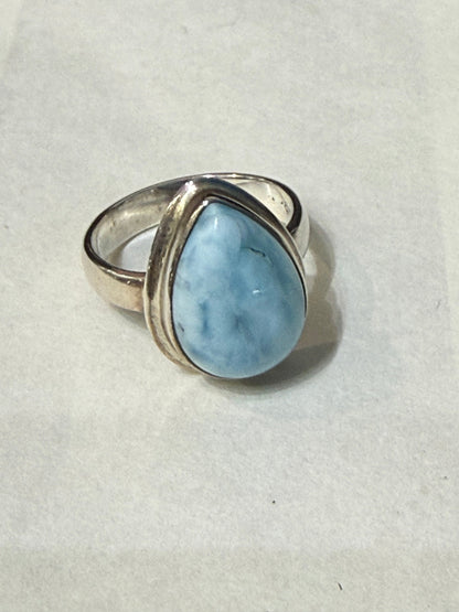 Larimar Ring, Size 5

Ocean Serenity • Divine Feminine • Inner Peace Crystal Wellness