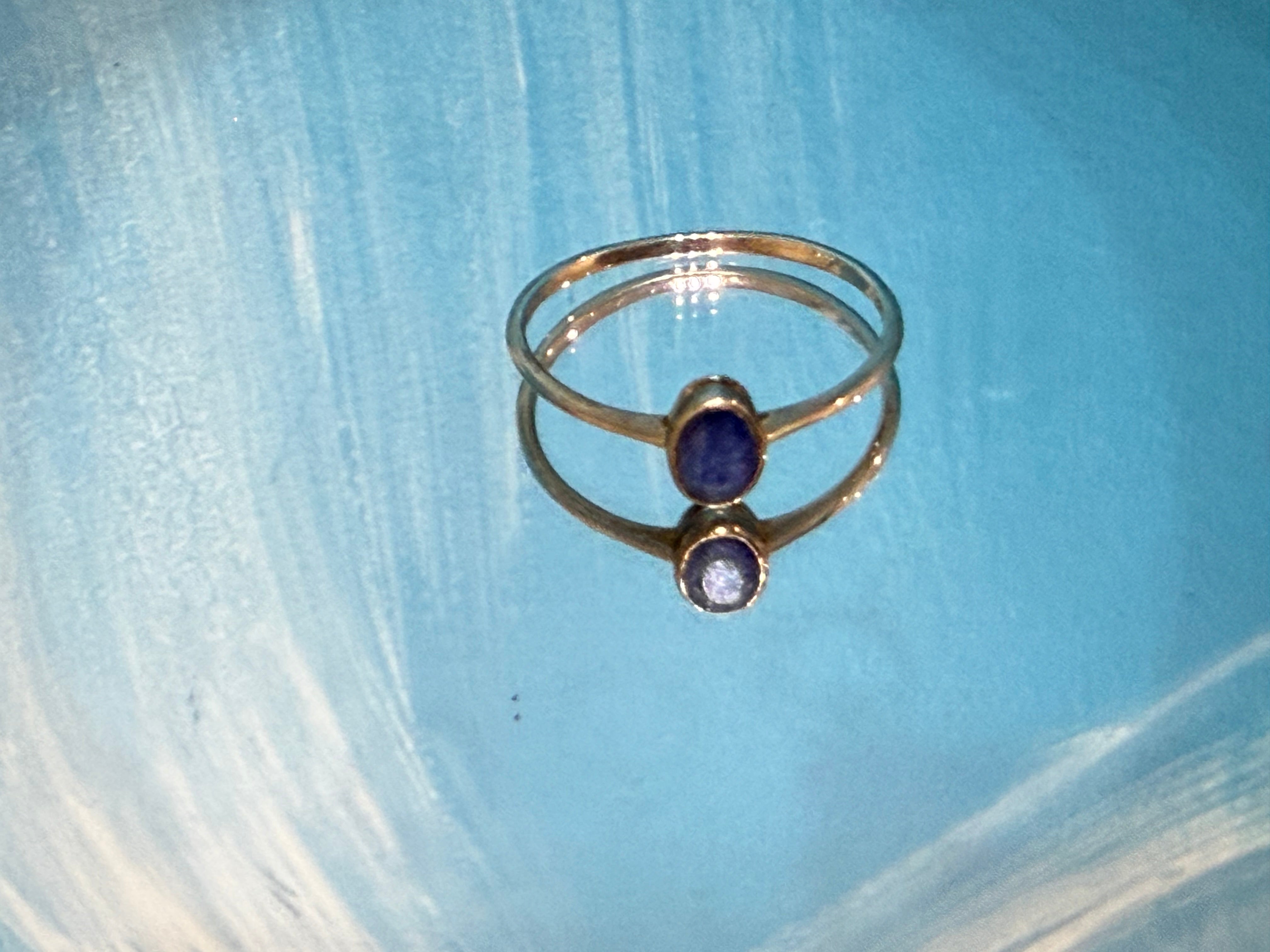 Blue Kyanite Ring, size 9  — A Stone of Serenity, Alignment & Divine Expression Crystal Wellness