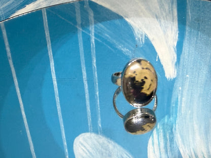 Schalenblende Ring – Grounding, Strength & Transformation, size 7.5 Crystal Wellness