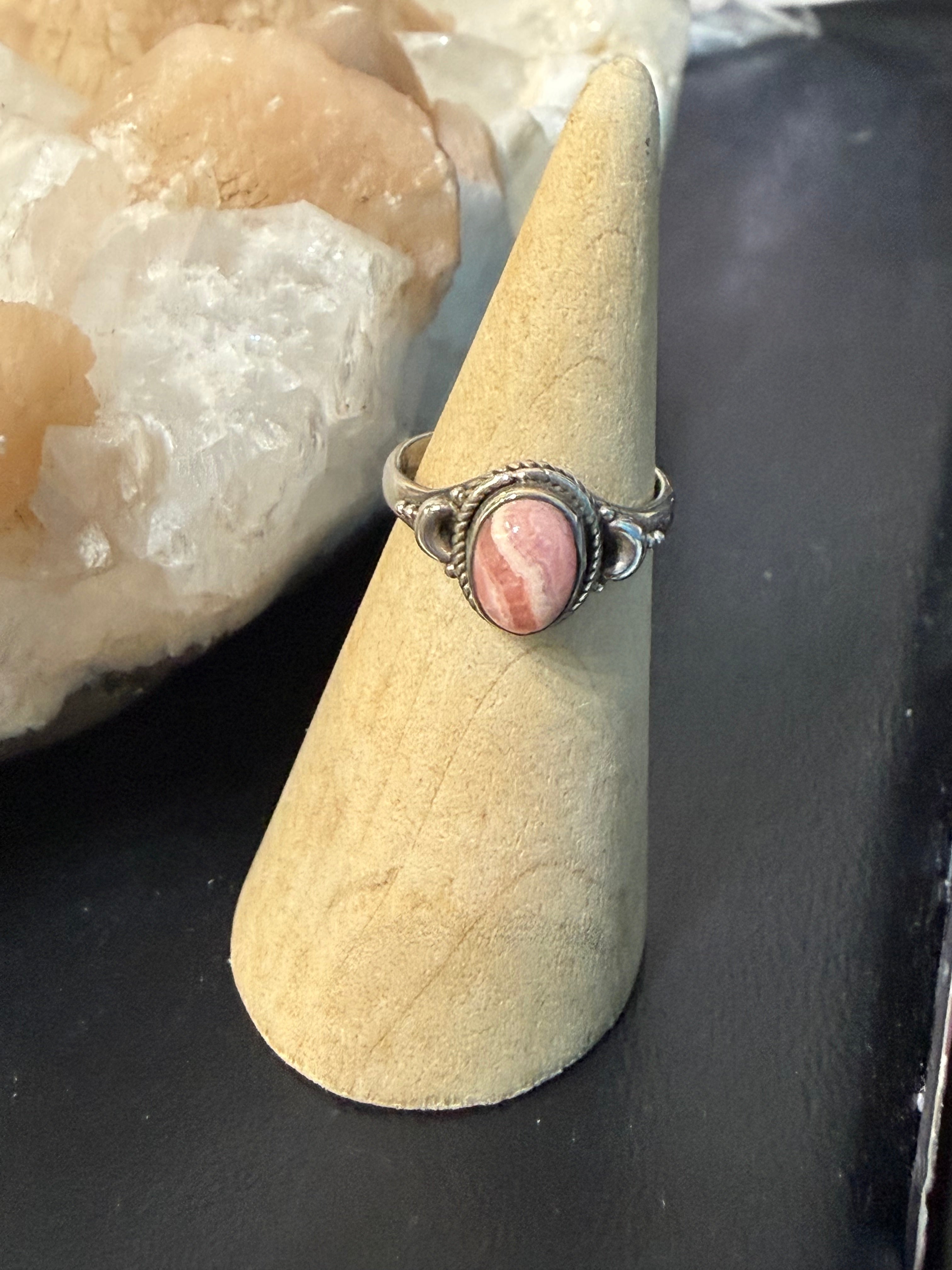 Rhodochrosite Ring – Size 6
Love, Compassion & the Courage to Shine Crystal Wellness