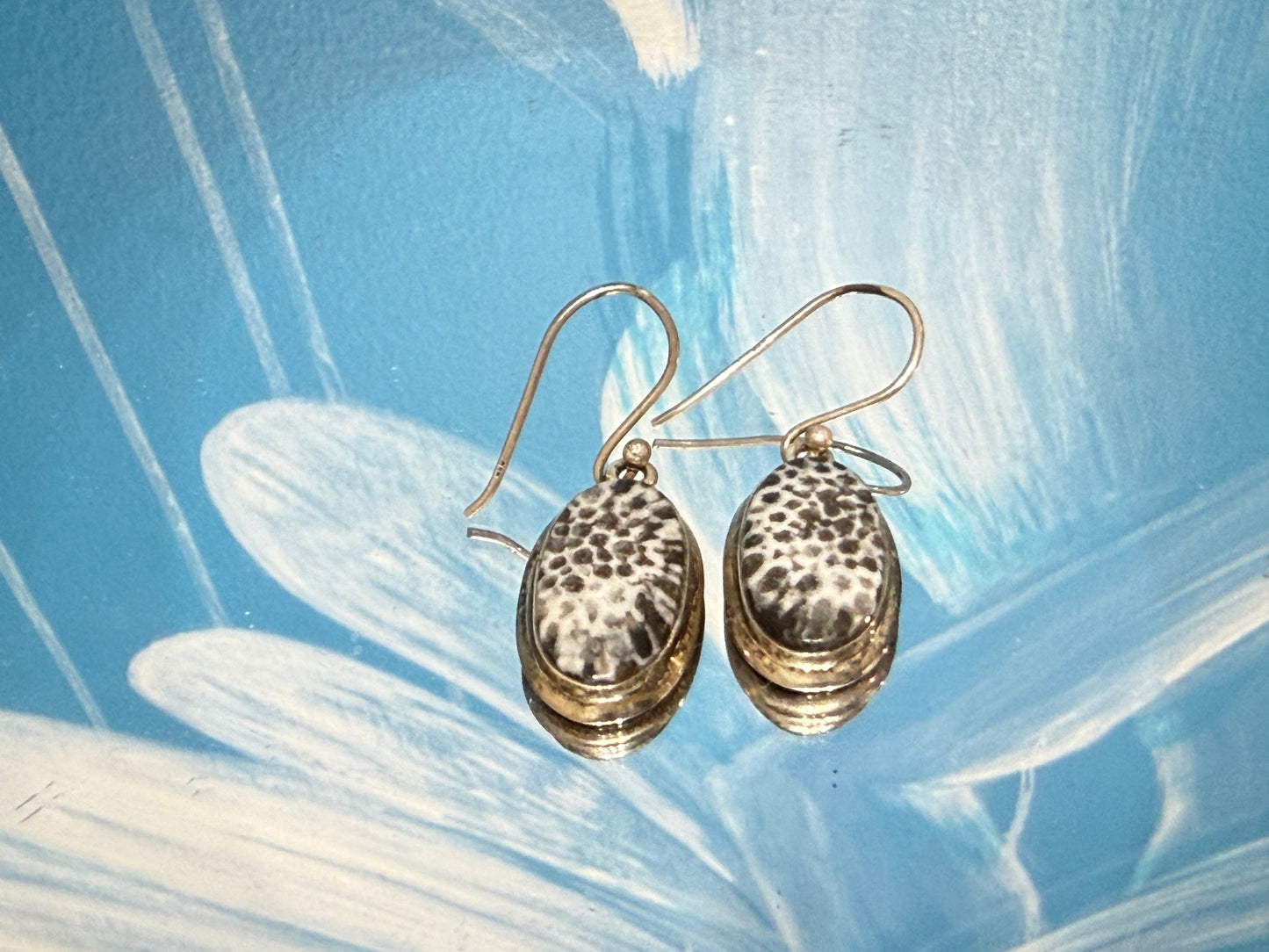 Black Coral Earrings – Protection, Inner Strength & Grounding, 20mmx12mm Crystal Wellness
