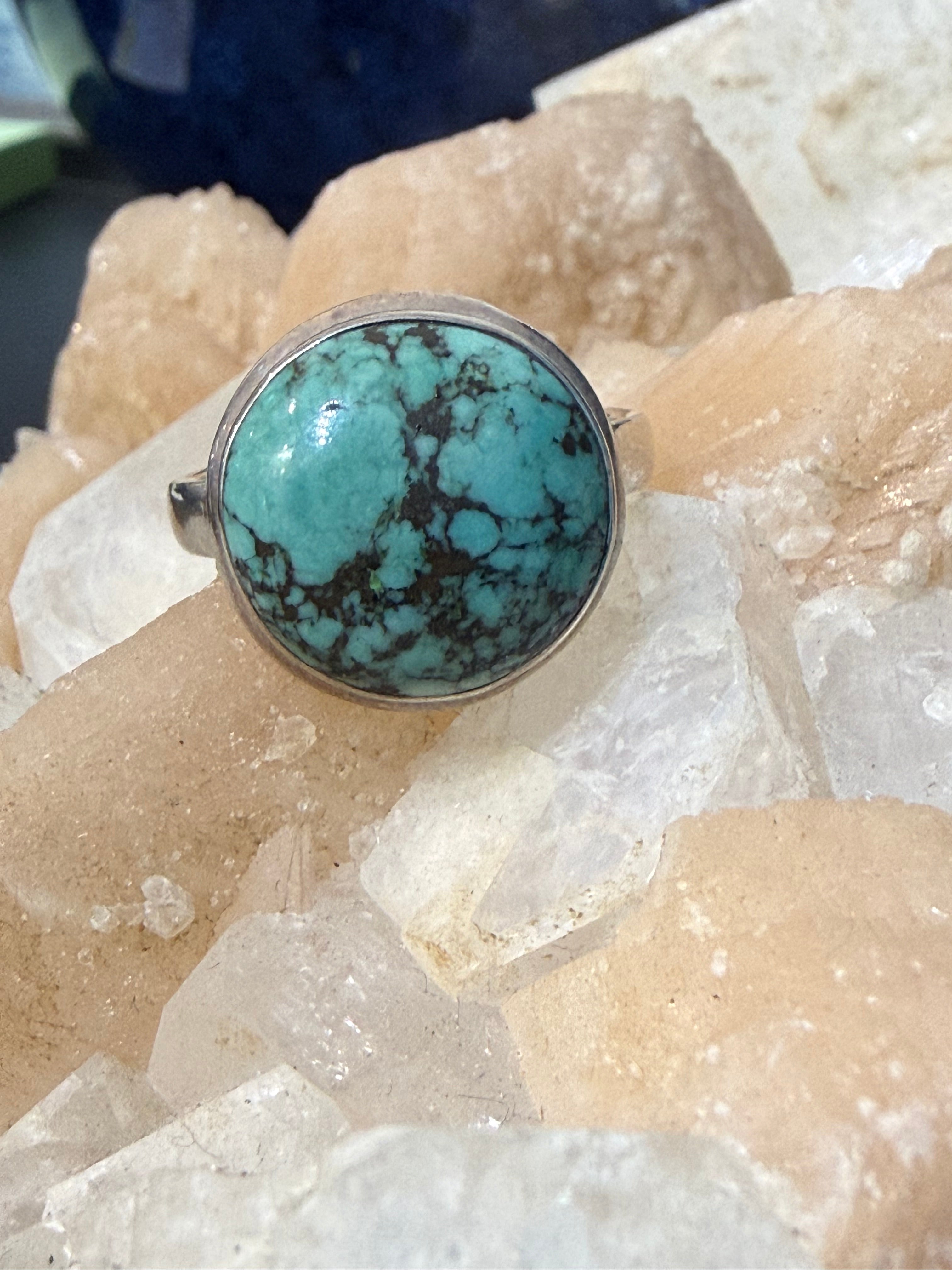 Turquoise Pendant — Stone of Protection & Truth, size 7 Crystal Wellness