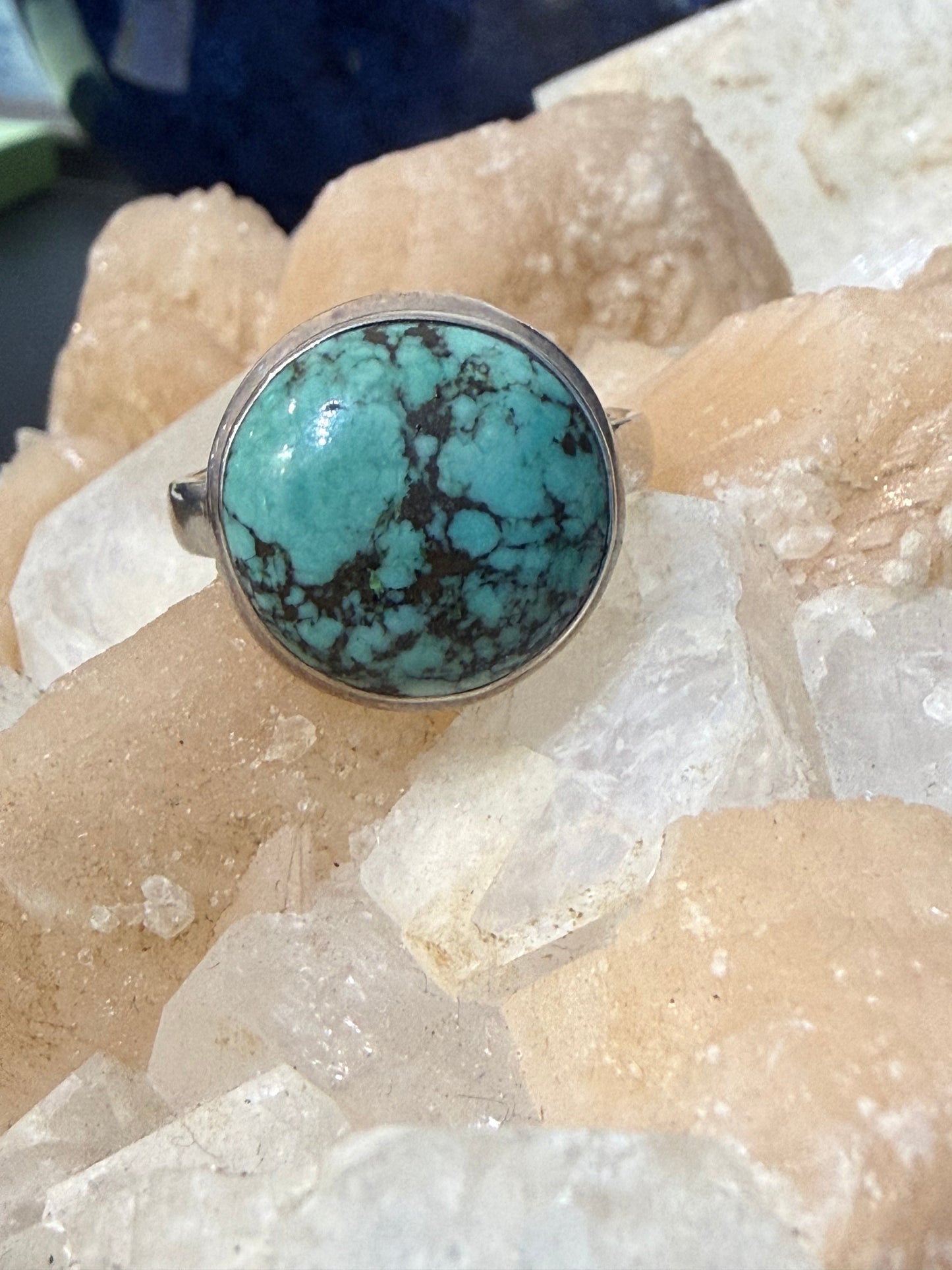 Turquoise Pendant — Stone of Protection & Truth, size 7 Crystal Wellness