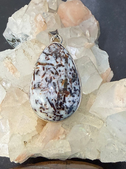 Astrophyllite Pendant — Starburst of Transformation ✨, 35mmc22mm Crystal Wellness