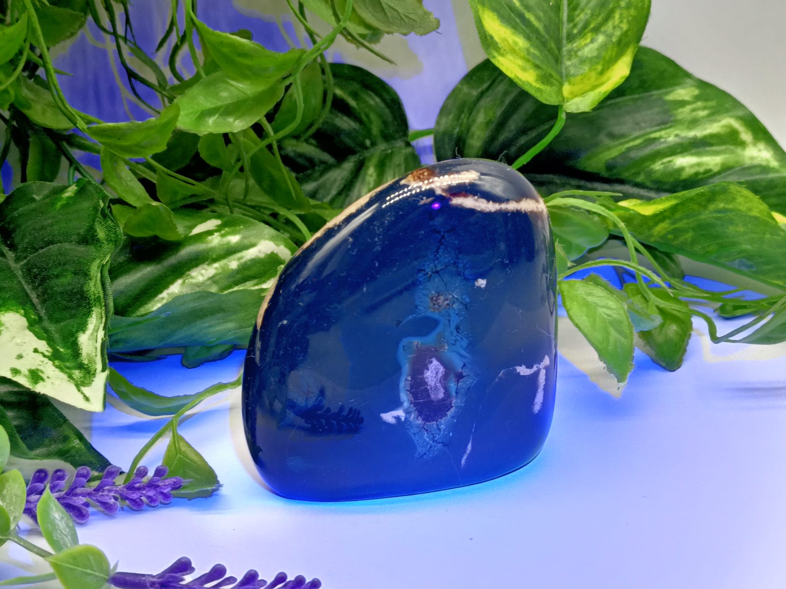 Genuine RARE Sumatra Blue Amber Crystal Wellness