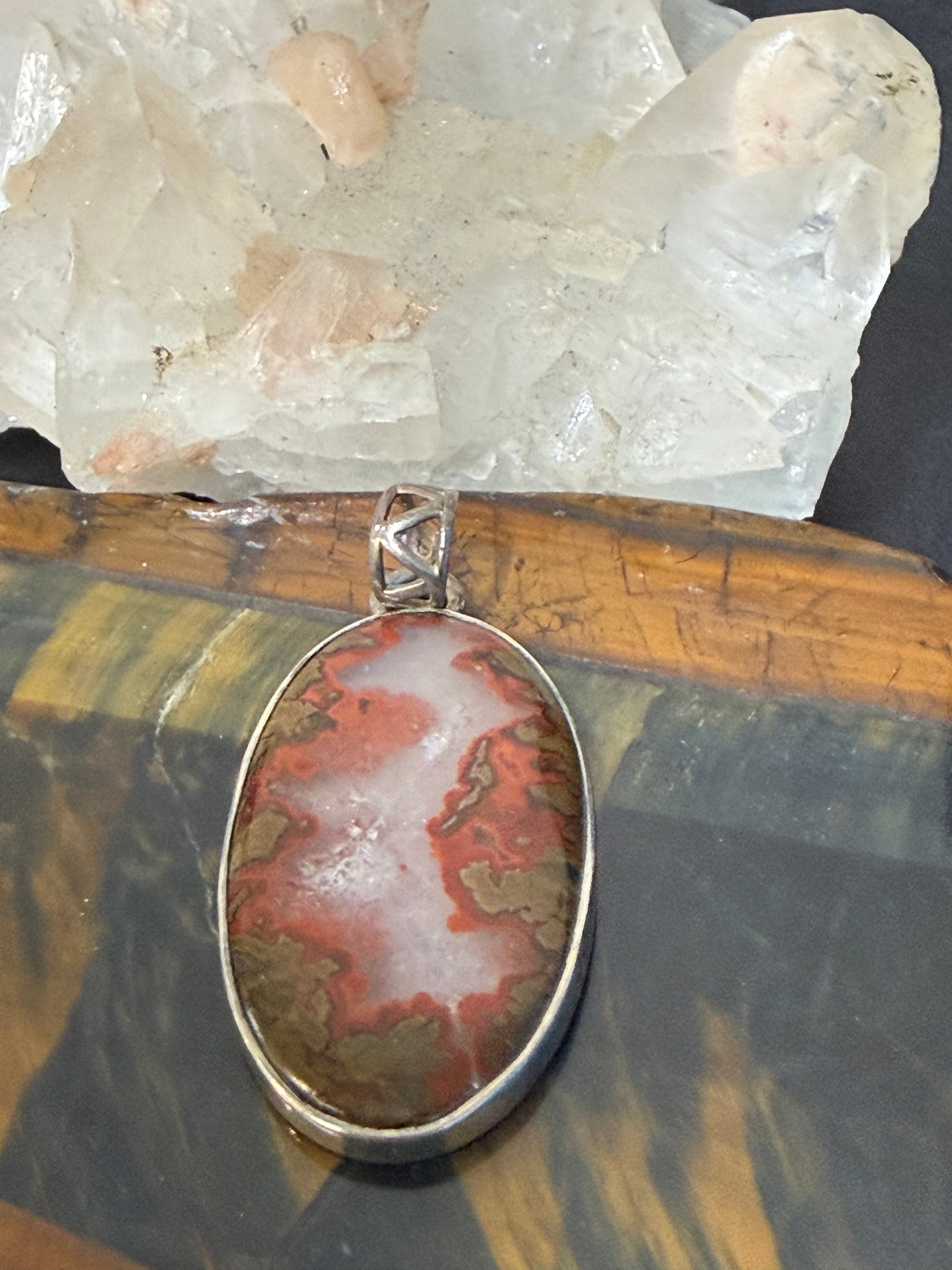 Laguna Agate, 35mmx19mm Crystal Wellness
