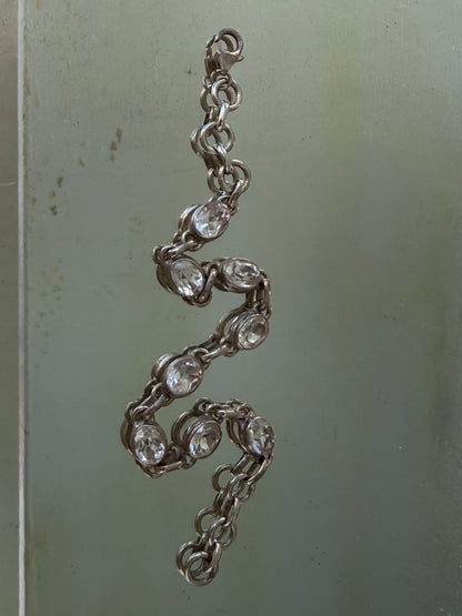 Clear Quartz Sterling Silver Bracelet – Clarity, Harmony & Amplified Energy, 20.5cm Crystal Wellness