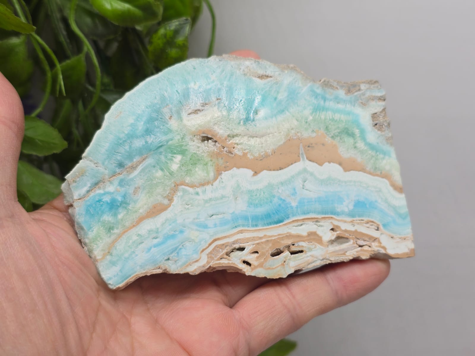 Caribbean Blue Calcite Slabs Crystal Wellness