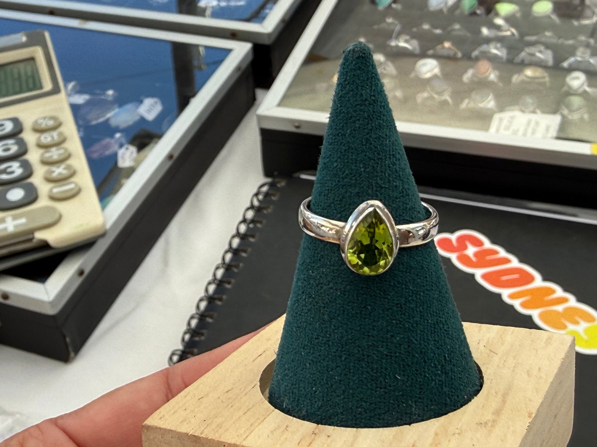 Peridot Ring — The Stone of Renewal & Abundance, size 7 Crystal Wellness