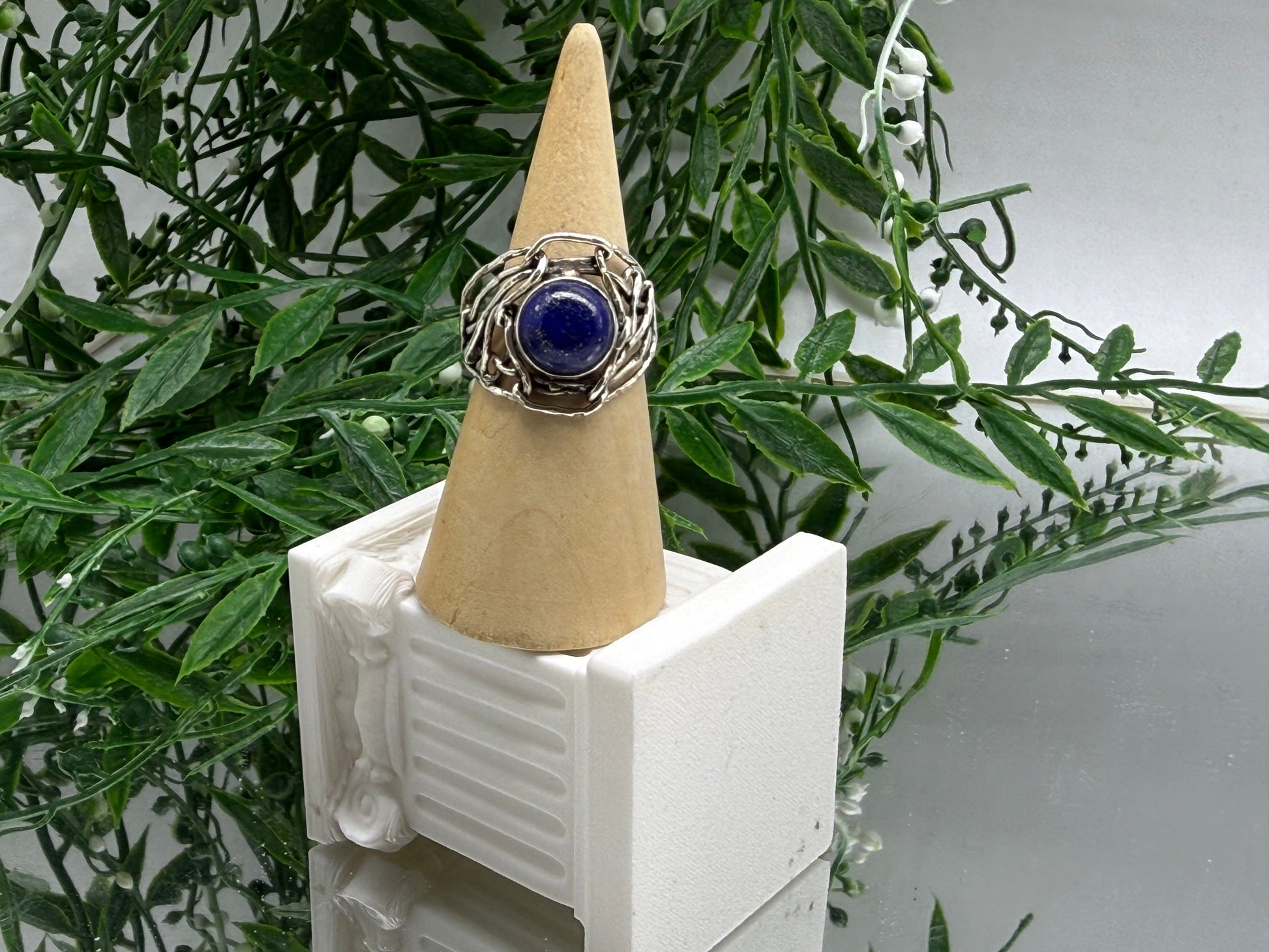 Lapis Lazuli Ring, Size 8.5

A Symbol of Wisdom, Truth & Inner Strength Crystal Wellness