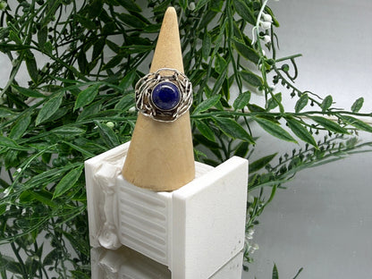 Lapis Lazuli Ring, Size 8.5

A Symbol of Wisdom, Truth & Inner Strength Crystal Wellness