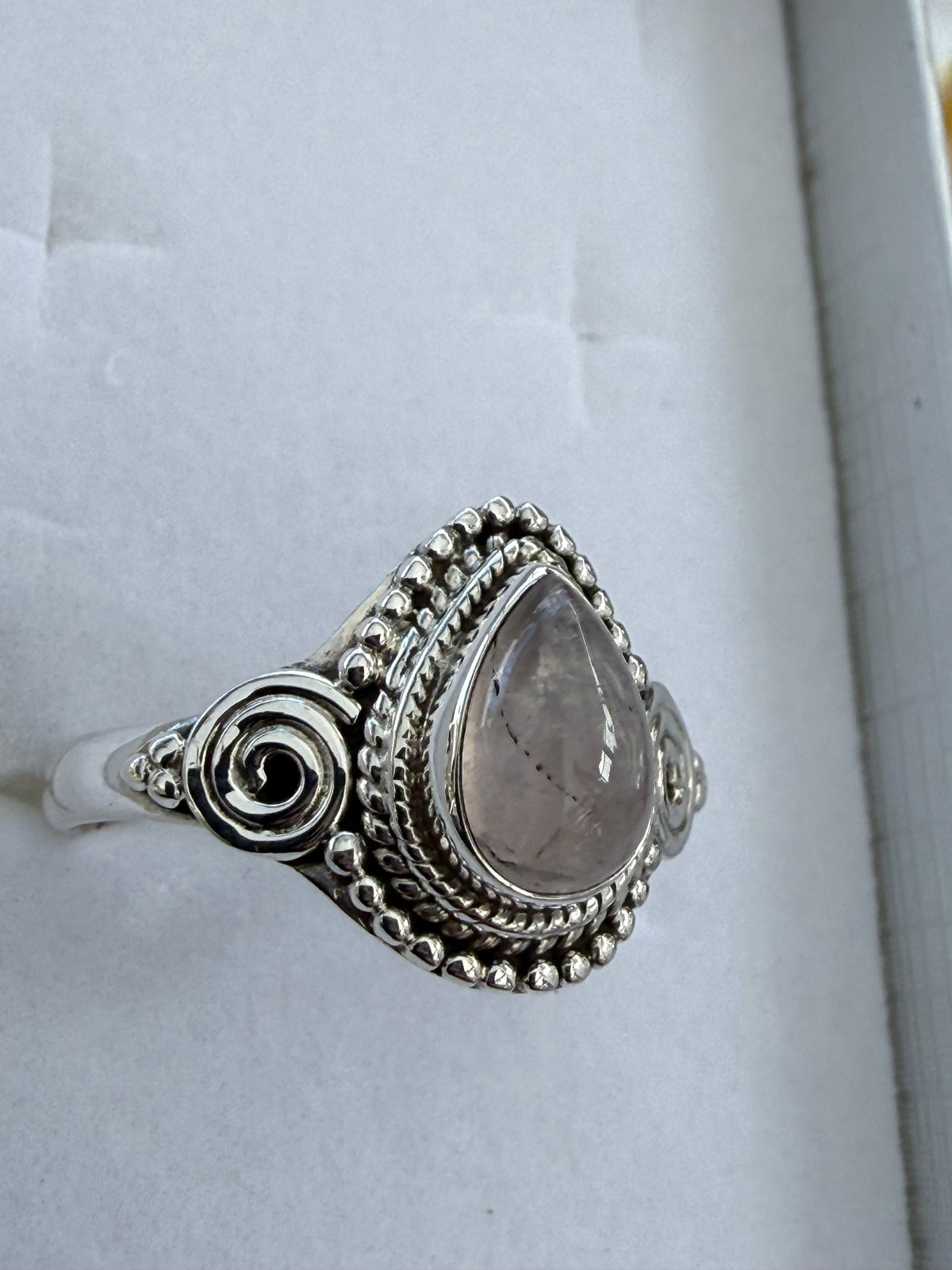 Rose Quartz Ring – Stone of Love, Self-Love & Gentle Healing, size 9 Crystal Wellness