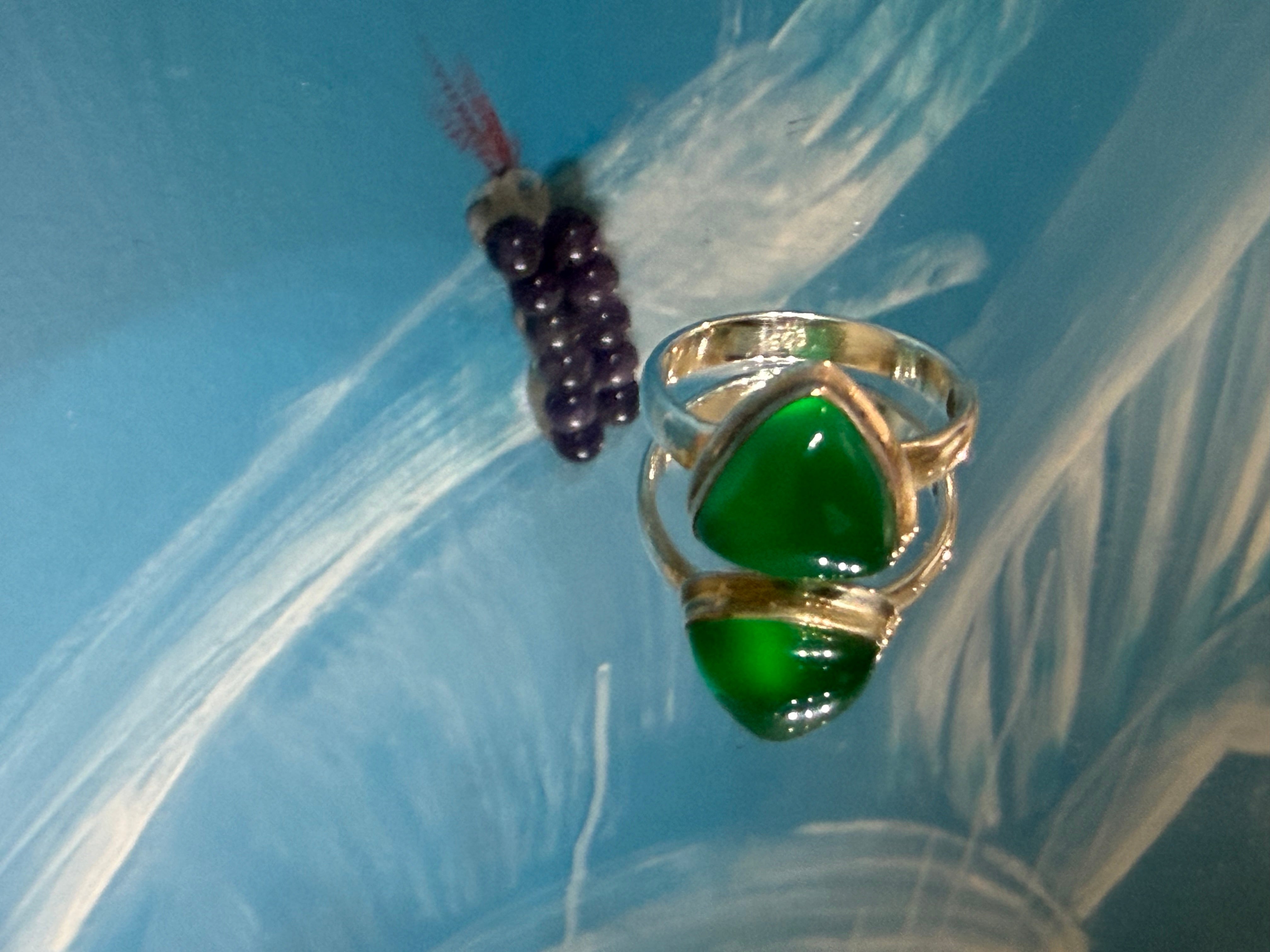 Green Onyx Ring, size 9 – Stone of Strength, Renewal & Heart-Centred Confidence Crystal Wellness