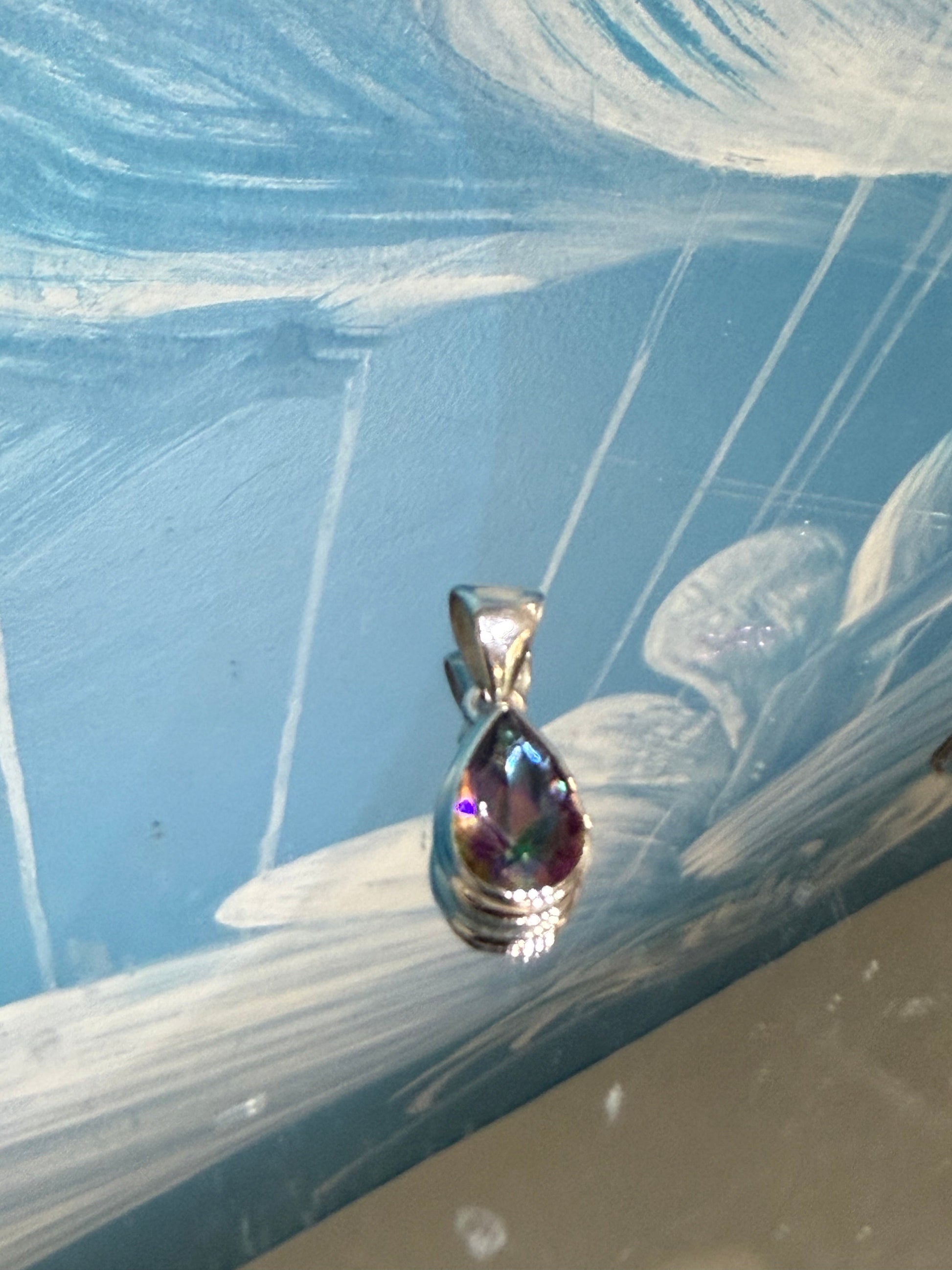 Mystic Topaz Pendant — Rainbow Light & Transformation

A luminous crystal of transformation, intuition and radiant energy. 14mmx10mm Crystal Wellness