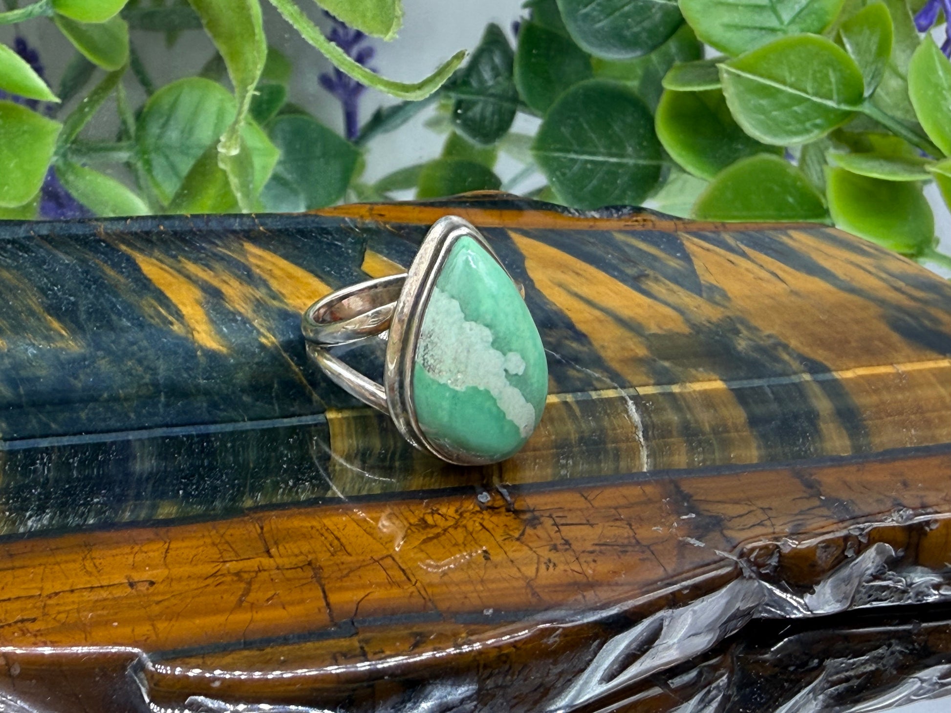 💚 Variscite Ring — The Stone of Inner Peace, size 6 Crystal Wellness