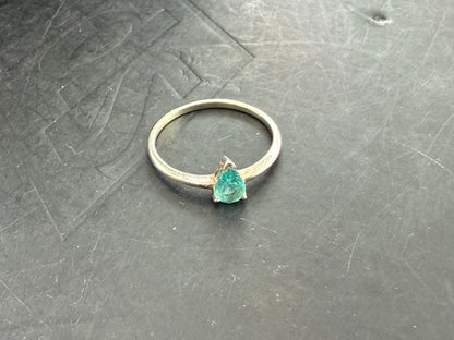 💎 Neon Blue Apatite Ring — The Spark of Inspiration, size 6 Crystal Wellness