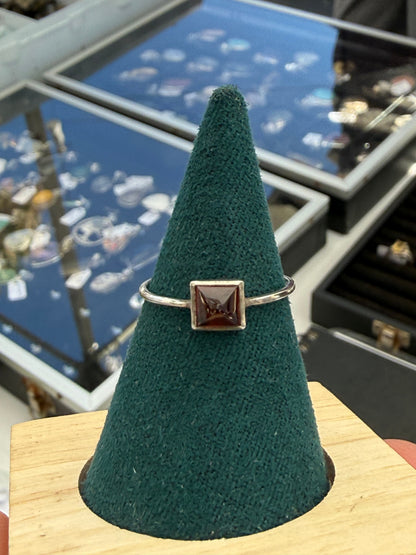 Garnet Ring — The Stone of Passion, Vitality & Courage, size7 Crystal Wellness