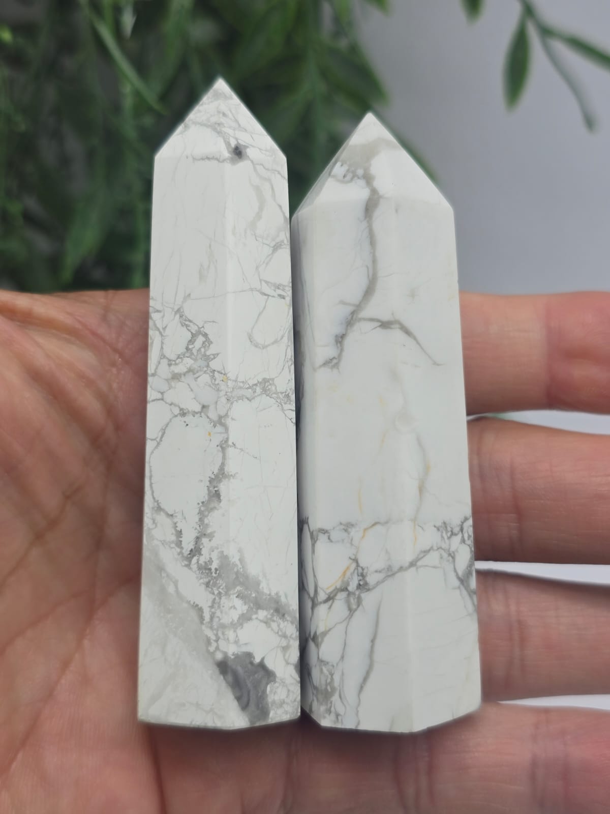 Howlite Point Crystal Wellness