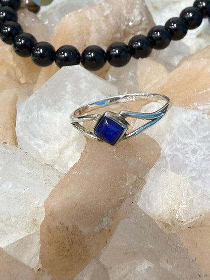 Lapis Lazuli Ring, size 7.5 – Wisdom of the Ancient Sky Crystal Wellness