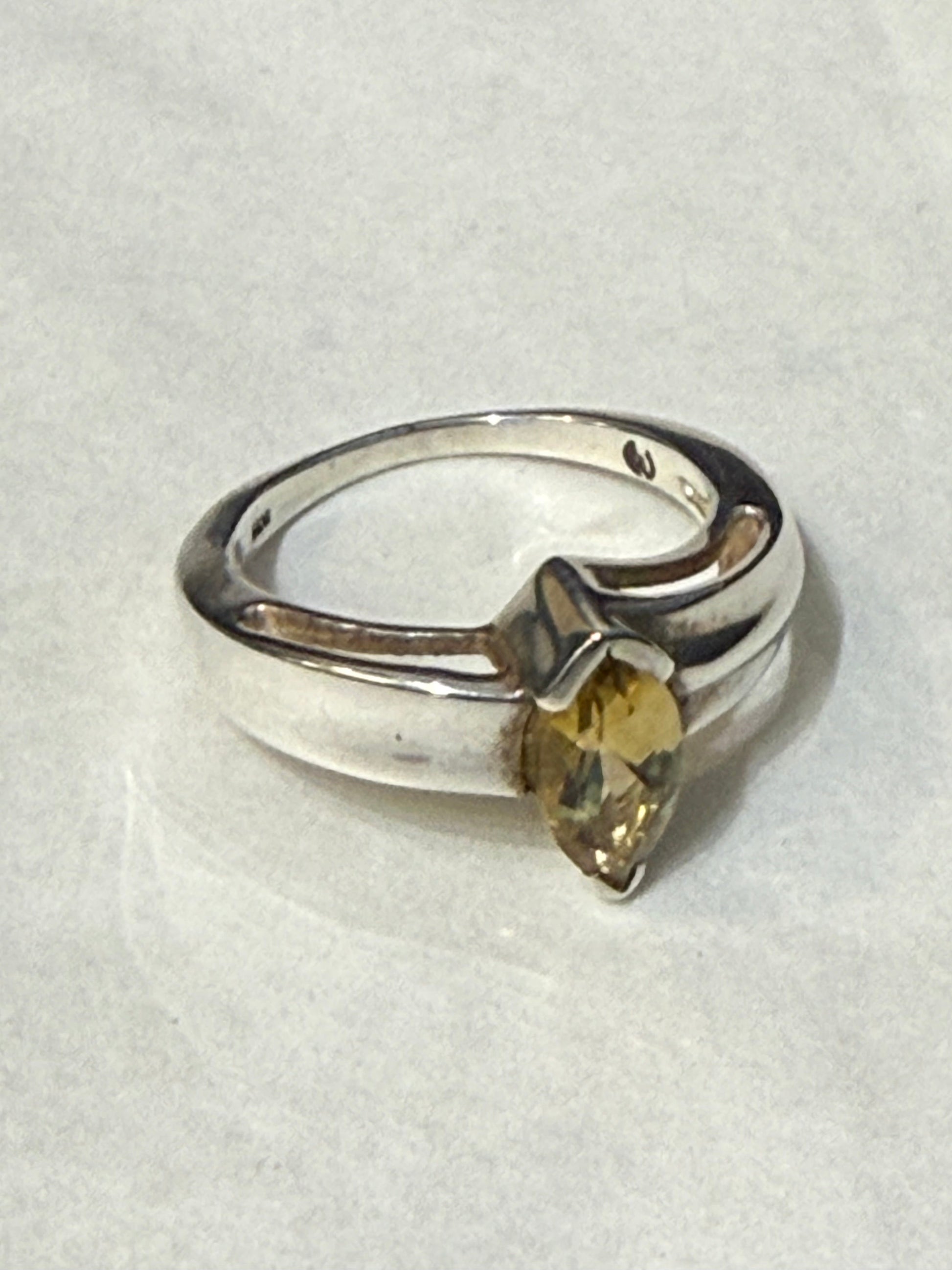 Citrine Ring – Golden Abundance & Joy, size 6 Crystal Wellness