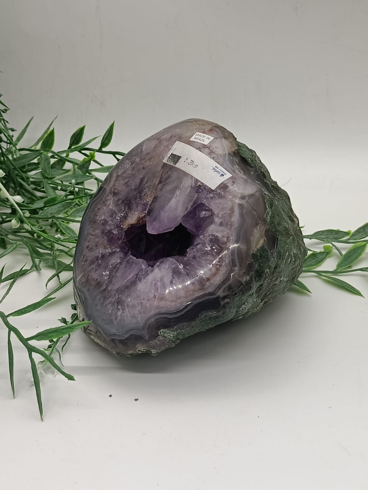 Amethyst Geode Natural Shape 1.3kg 13x11x8cm Crystal Wellness