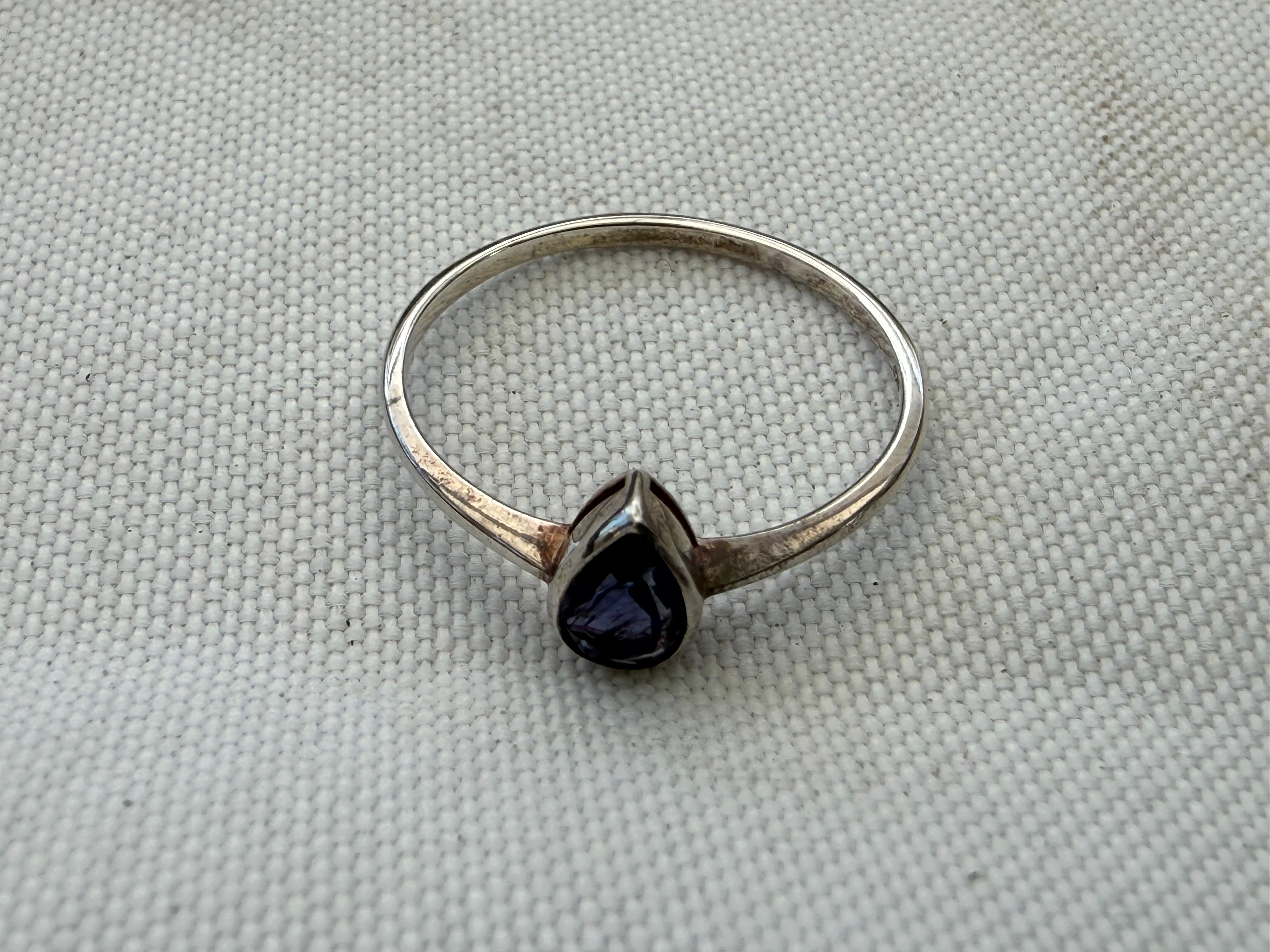 💜 Iolite Ring — The Stone of Inner Vision, size 7 Crystal Wellness