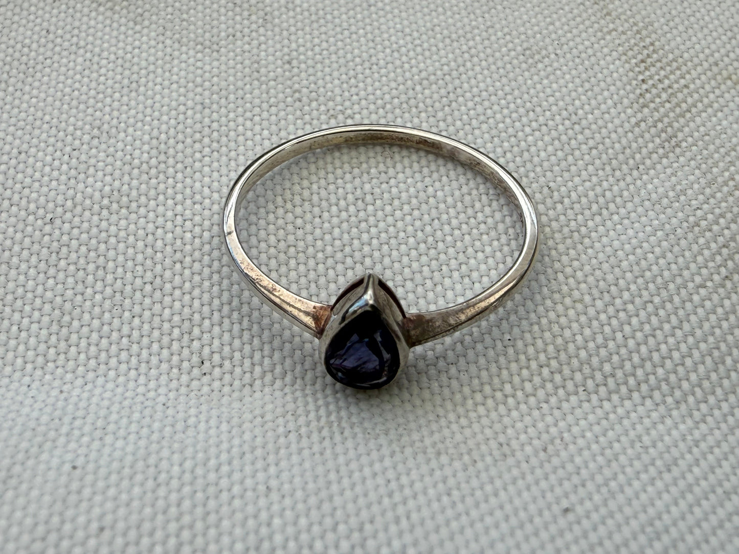 💜 Iolite Ring — The Stone of Inner Vision, size 7 Crystal Wellness