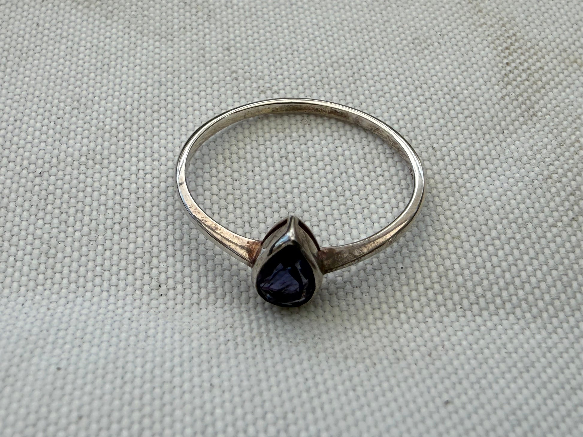 💜 Iolite Ring — The Stone of Inner Vision, size 7 Crystal Wellness