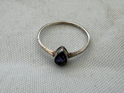 💜 Iolite Ring — The Stone of Inner Vision, size 7 Crystal Wellness