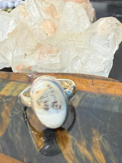 Malinga Jasper Ring — Earth’s Gentle Wisdom, size 9.5 Crystal Wellness