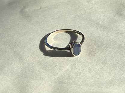 Sapphire Ring – Wisdom, Truth & Inner Strength, size 6 Crystal Wellness