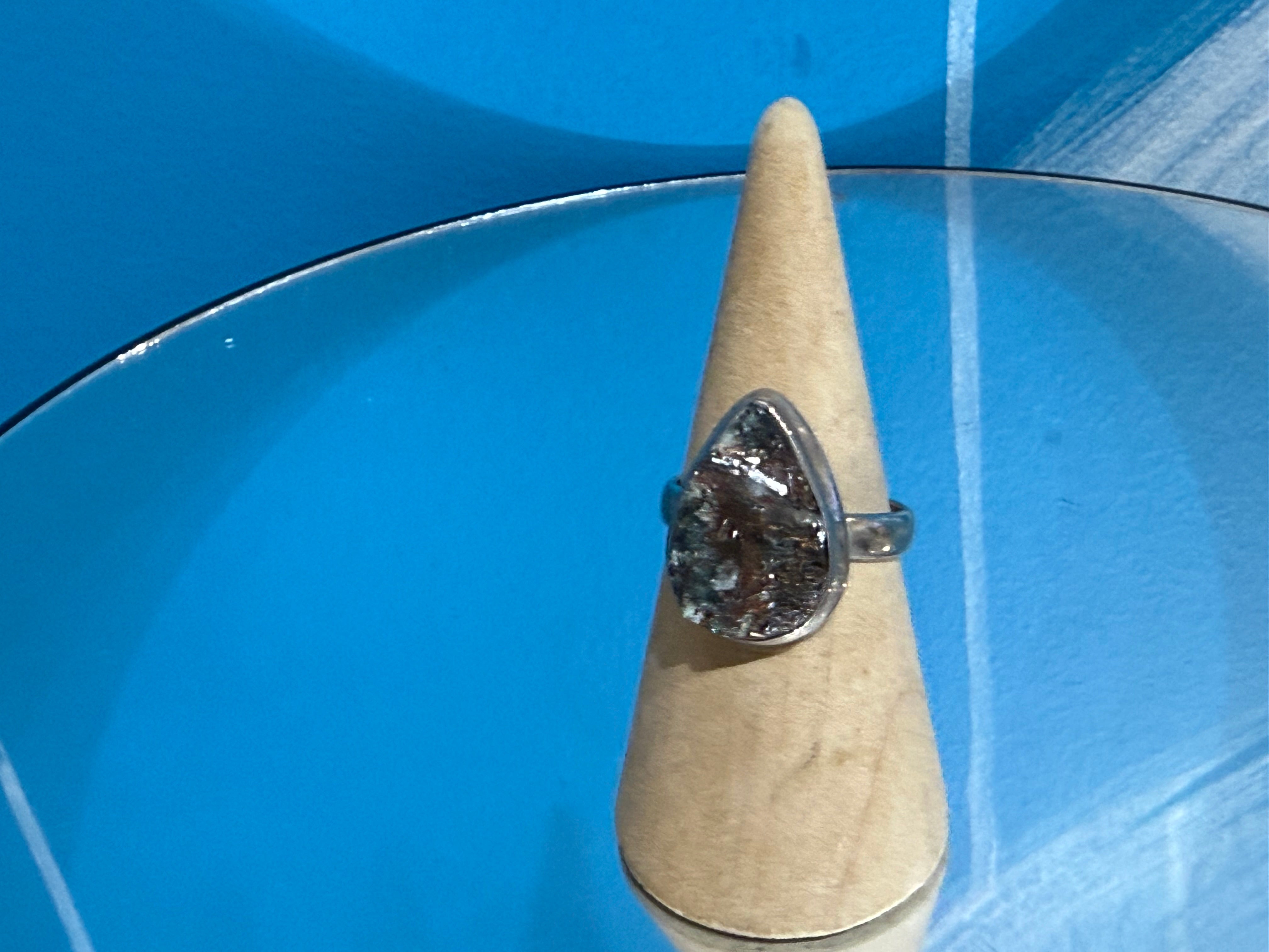 Astrophyllite Ring, size 9  – Illumination, Transformation & Soul Purpose Crystal Wellness