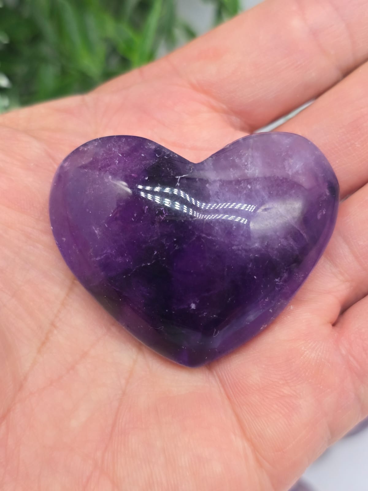 Amethyst Heart Shape - High Grade Crystal Wellness
