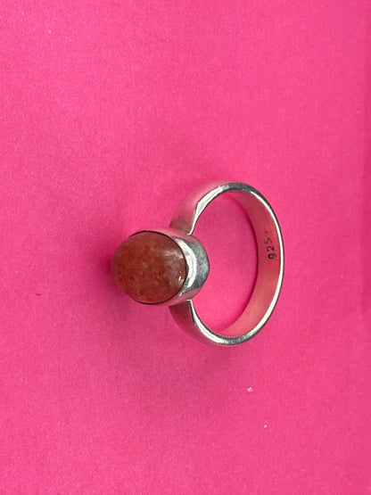 Sunstone Ring – A Beacon of Joy, Confidence & Personal Power, size 5.5 Crystal Wellness
