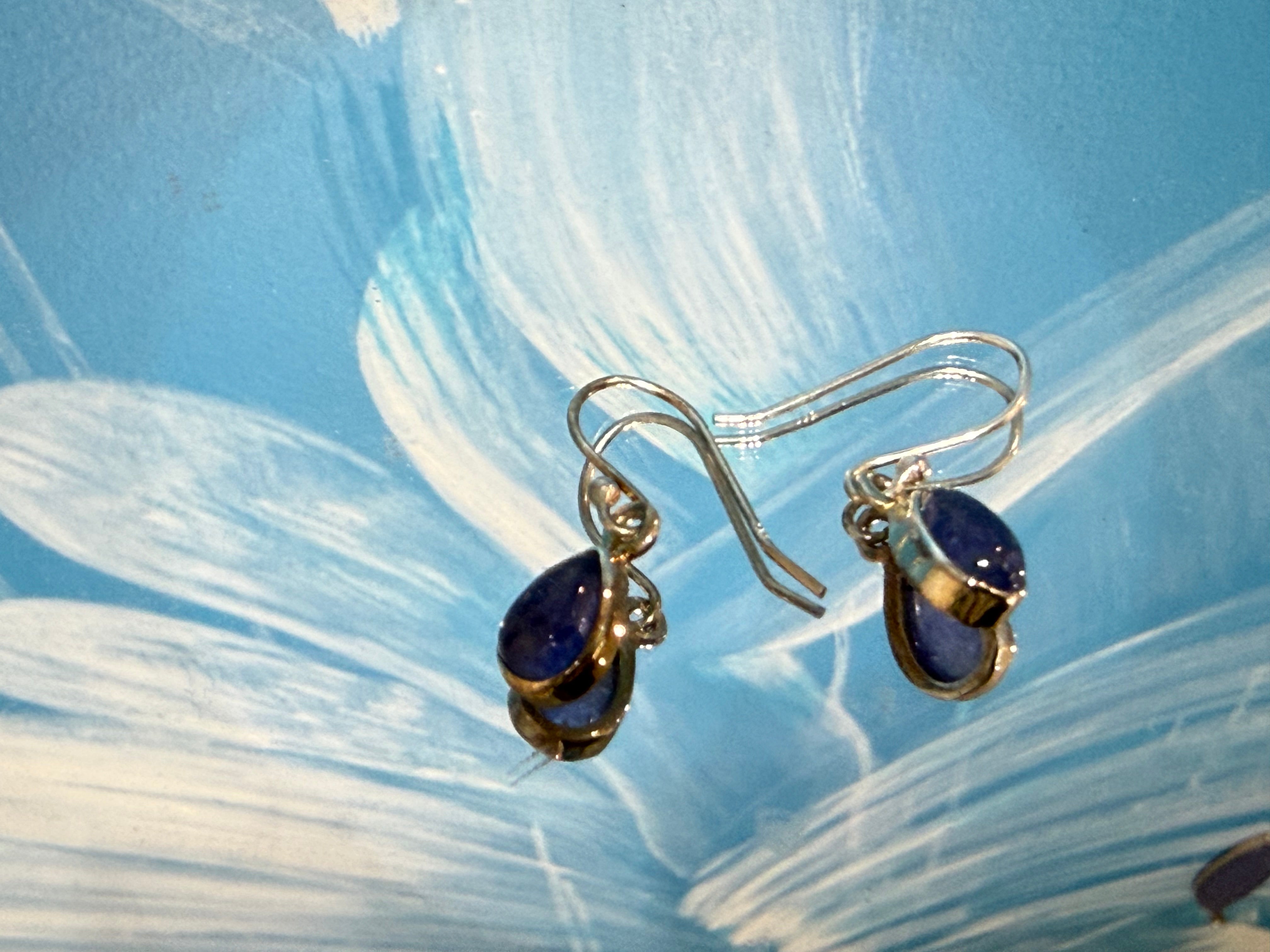 Tanzanite Earrings — The Stone of Spiritual Awakening, 9mmx6mm Crystal Wellness