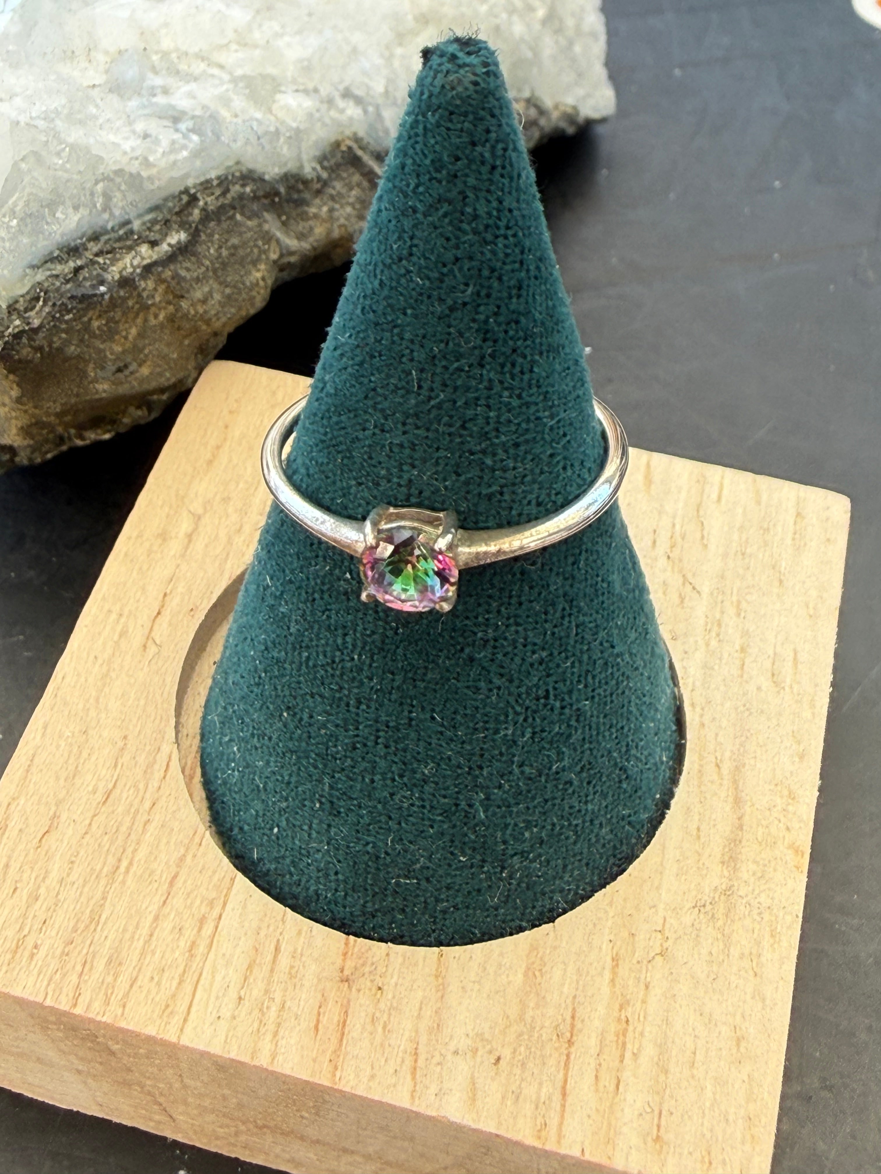 Mystic Topaz Ring, size 8 – A Spark of Light & Transformation Crystal Wellness
